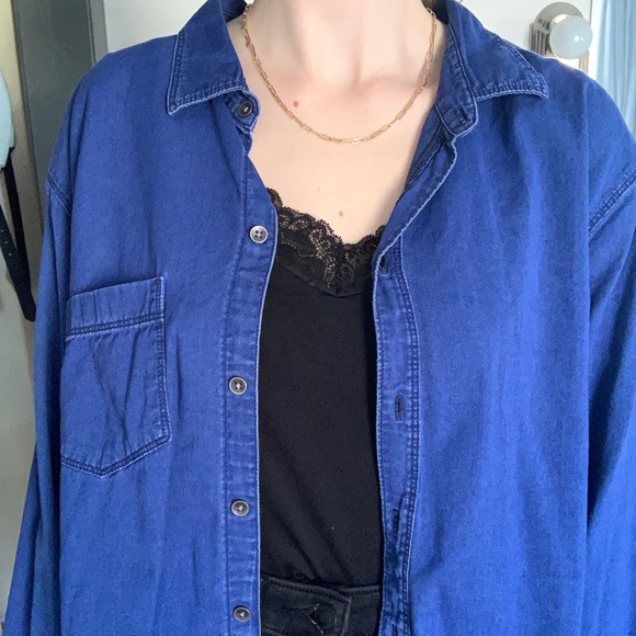 Blue button down shirt - Picture 4 of 5